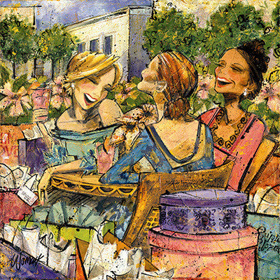 Women and Wine® Komen(Susan G. Komen Auction Painting) Shop For the Cure Edition