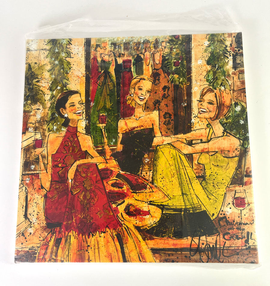 Special - Women and Wine® Christmas At The Caswell House Edition 15" x 15"