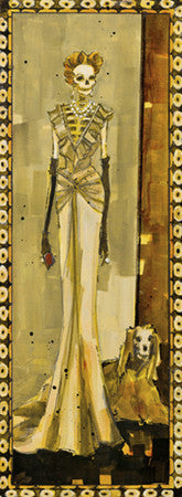 Bella Muertes - Bella with Afghan Dog