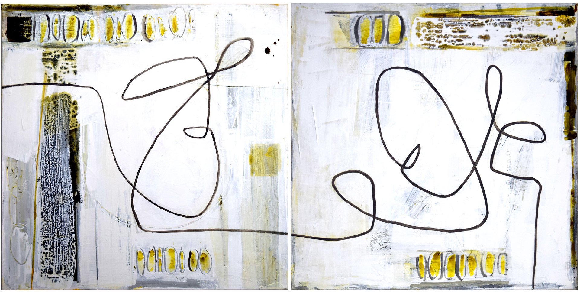 "Gilded" - Diptych - Wired Series