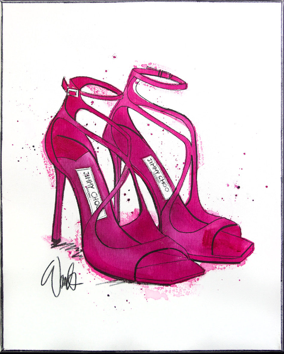 Jimmy Choo Heel Illustration