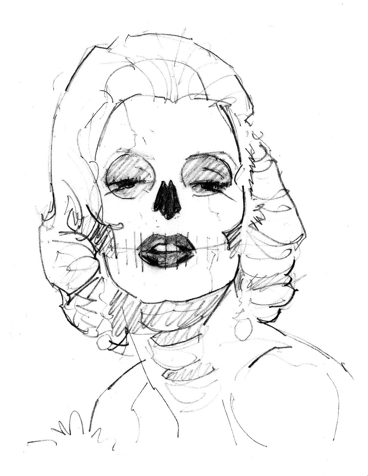 Bella Muertes - Marilyn Sketch