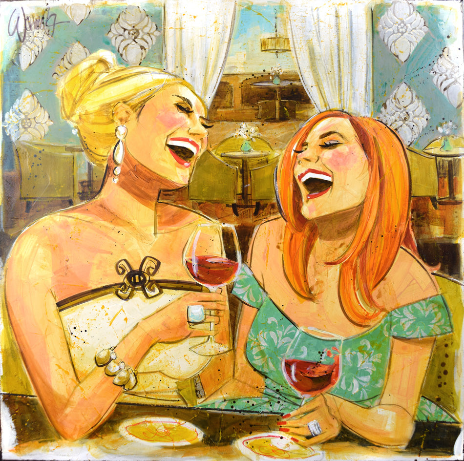 Women and Wine® "Caption This" - Original-SOLD