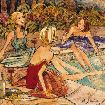 Special - Women and Wine® Poolside Edition 15" x 15"