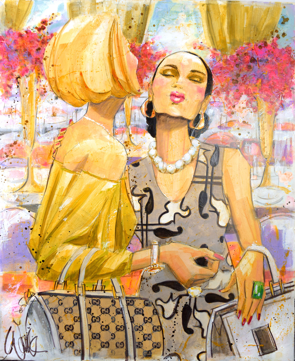 Women and Wine® "Shi Shi Shi" - Original-SOLD