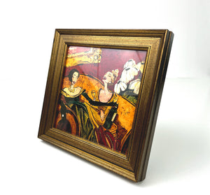 5" x 5" Frames with Women & Wine Print